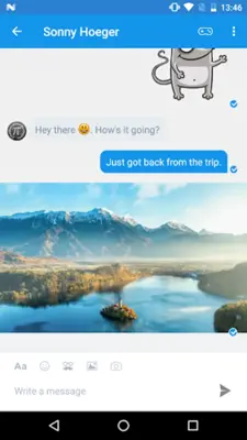 Messenger android App screenshot 0