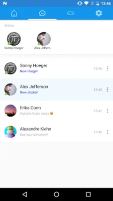 Messenger android App screenshot 1