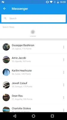 Messenger android App screenshot 5